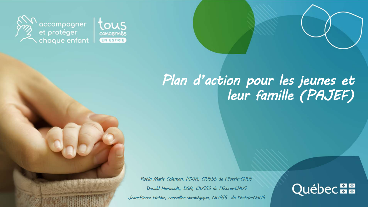 Document - CIUSSS de l'Estrie-CHUS  - PowerPoint Presentation (French only)