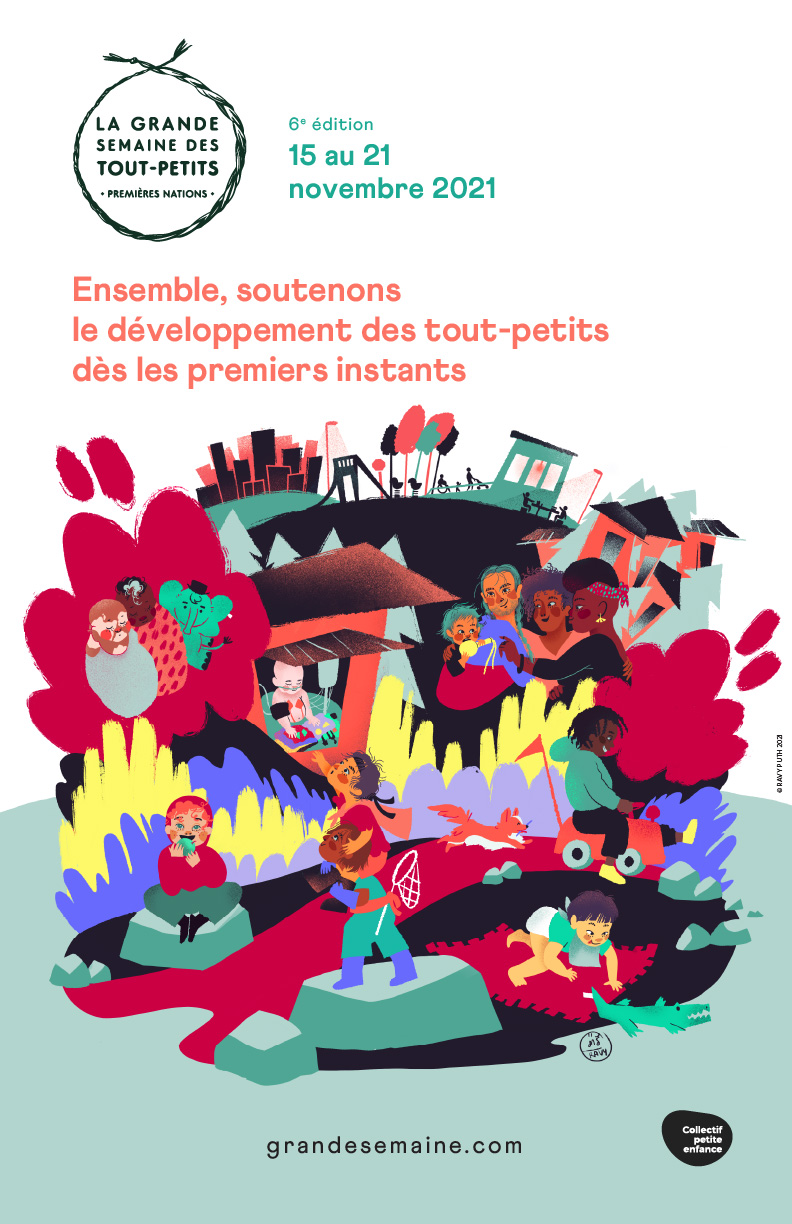 Affiche GSTP -  Premières Nations (FR) - Grande semaine des tout-petits